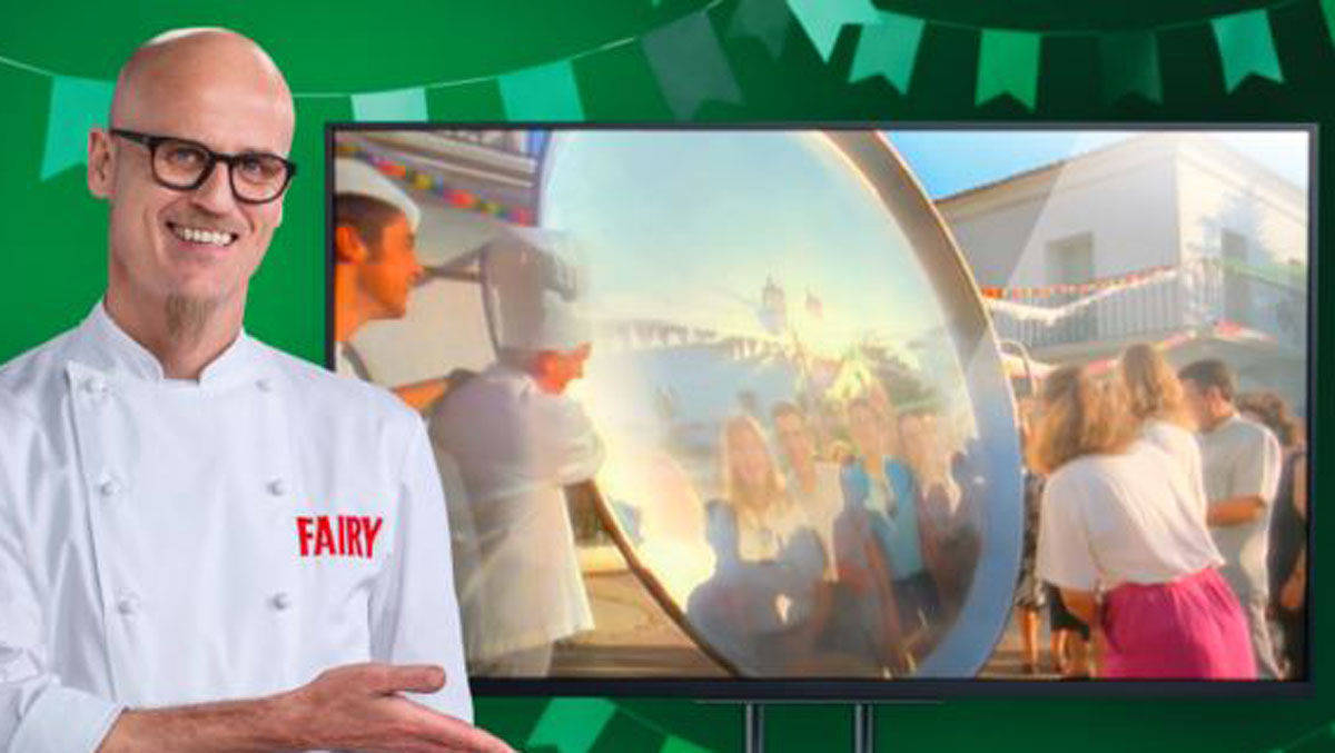 Rolf Zacherl wirbt heute für Fairy