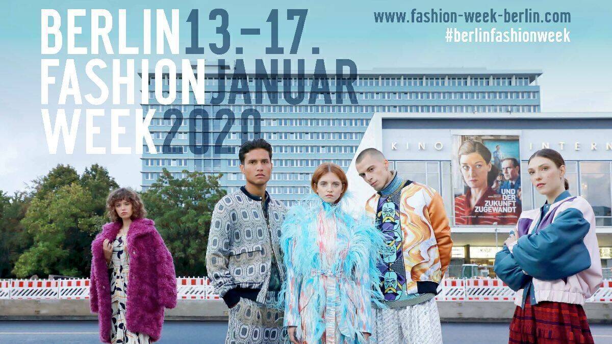So sah es 2020 aus, das Keyvisual der Berlin Fashion Week. 