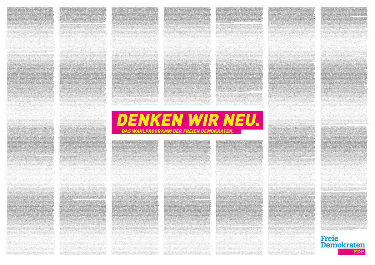 Das Wahlprogramm der FDP