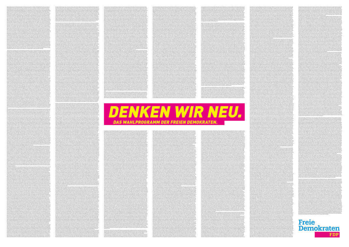 Das Wahlprogramm der FDP