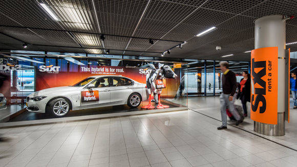 Die "Hybrid-Cow" von Sixt.