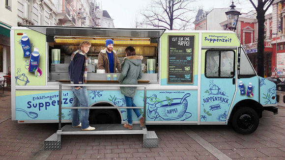 Der Foodtruck von Tempo tourt durch drei Städte.