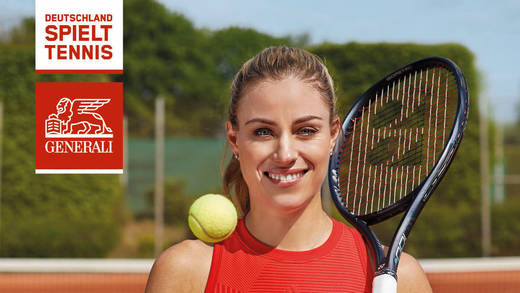 Spitzensportlerin und Generali-Markenbotschafterin Angelique Kerber macht sich für Tennis als Breitensport stark.