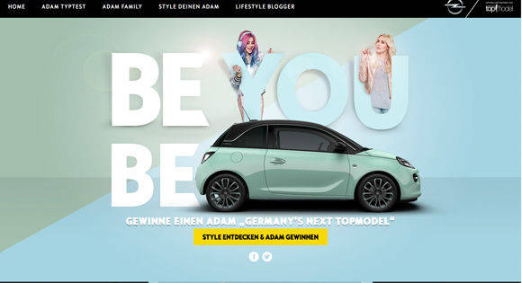 Opel setzt nicht nur auf die Anziehungskraft der "Topmodels" sondern auf sechs Newcomer-Bloggerinnen. 