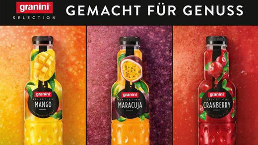 Der neue Slogan von Granini: Gemacht für Genuss.