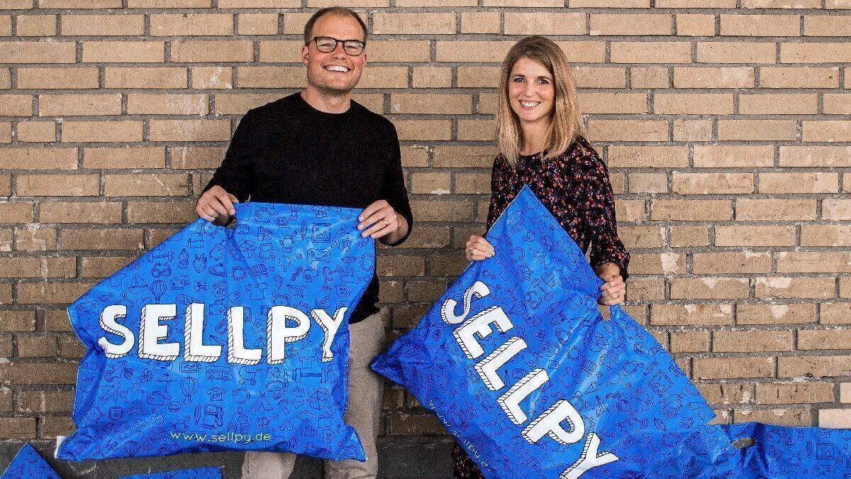  Michael Arnör, CEO von Sellpy, und  Alexandra Drissner, Country Head Germany bei Sellpy. 