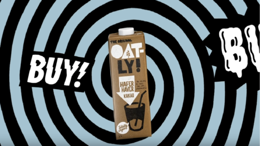 Die TV-Spots von Oatly laufen erstmals im deutschen Fernsehen.