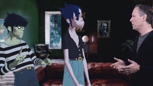 Murdoc, 2D und Hans-Christian Schwingen (v.l.)
