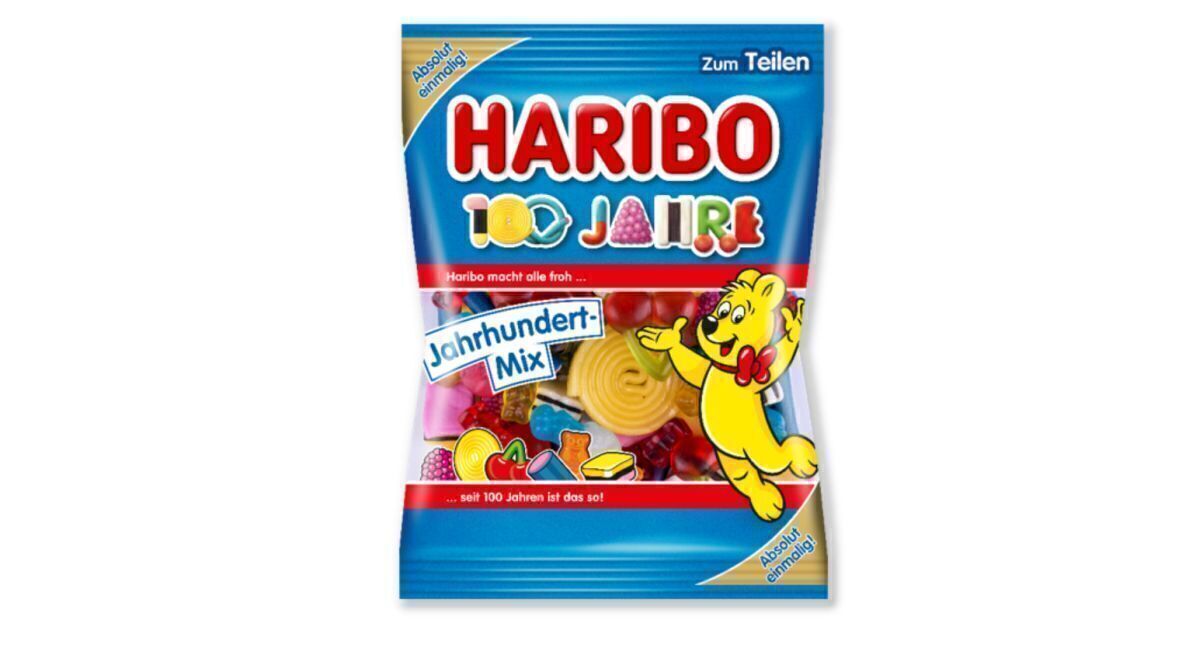 Haribo feiert mit dem Jahrhundertmix Geburtstag W&V