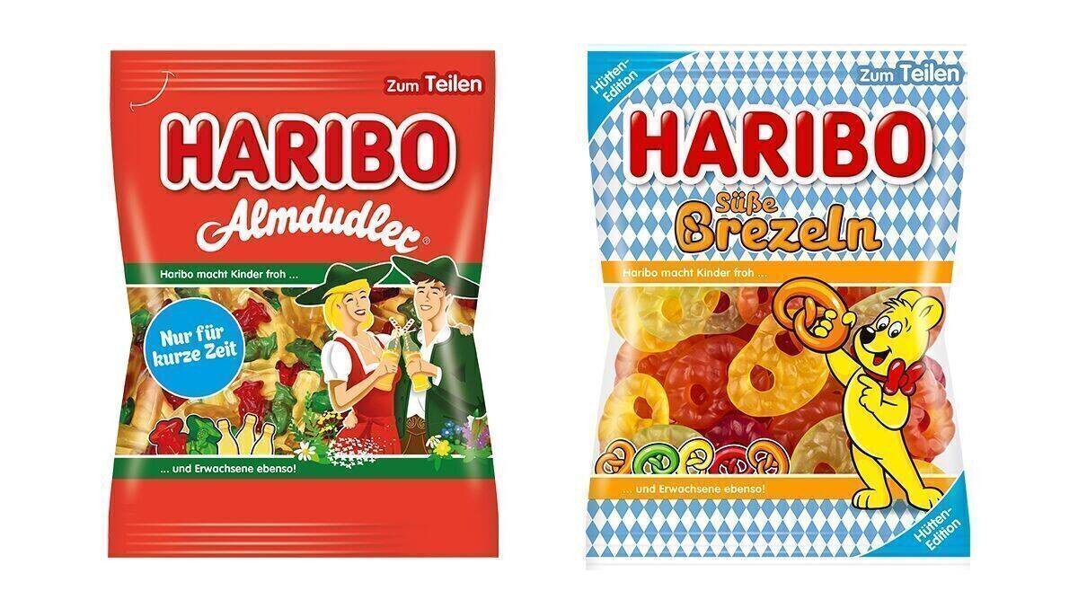 Oktoberfest-Stimmung, ohne Wiesn: Ab September sind die Haribo Almdudler und Süße Brezeln erhältlich.