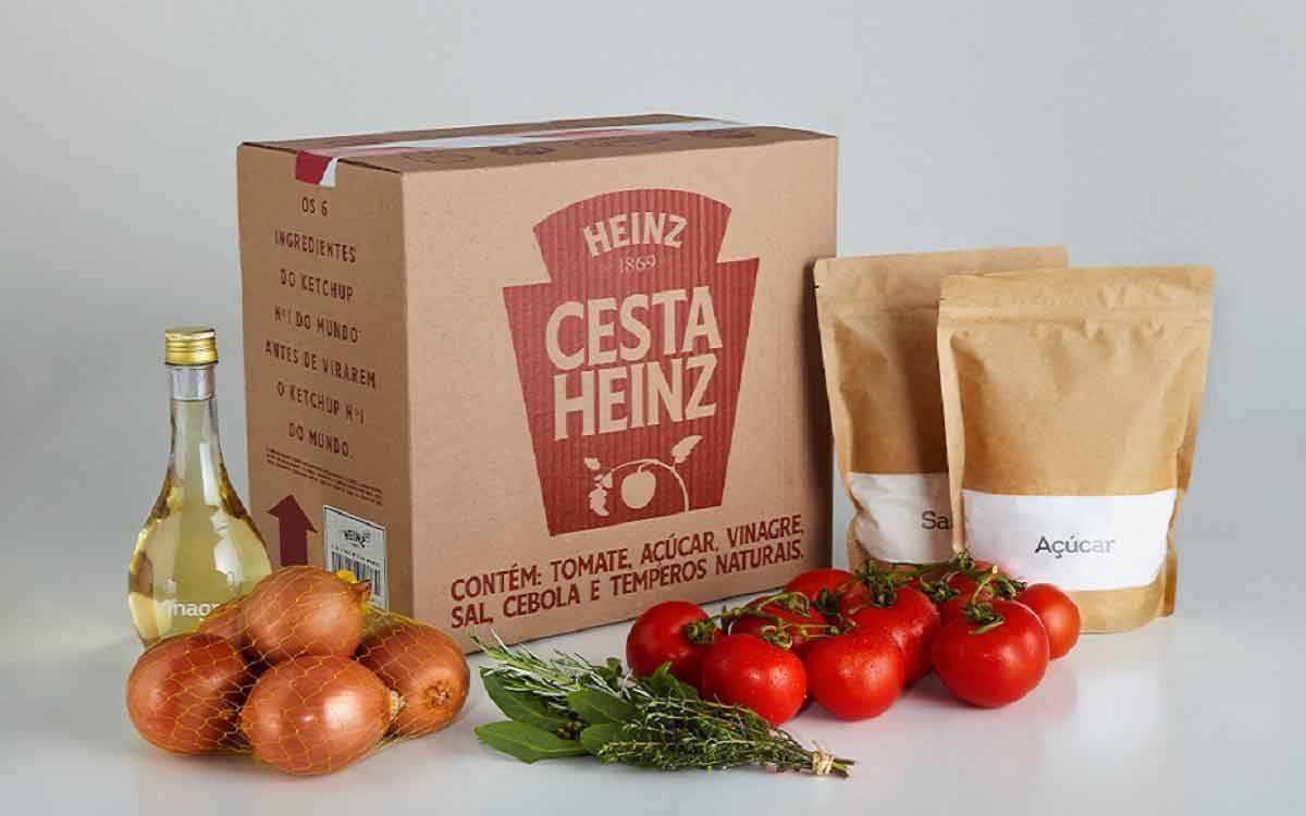 Aus den Zutaten der "Heinz Baskets" können nahrhafte Mahlzeiten gekocht werden. 