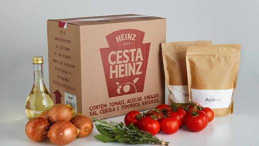 Aus den Zutaten der "Heinz Baskets" können nahrhafte Mahlzeiten gekocht werden.