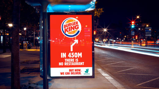 Abwesenheit ist kein Malus mehr: Burger King liefert in Frankreich jetzt nach Hause.