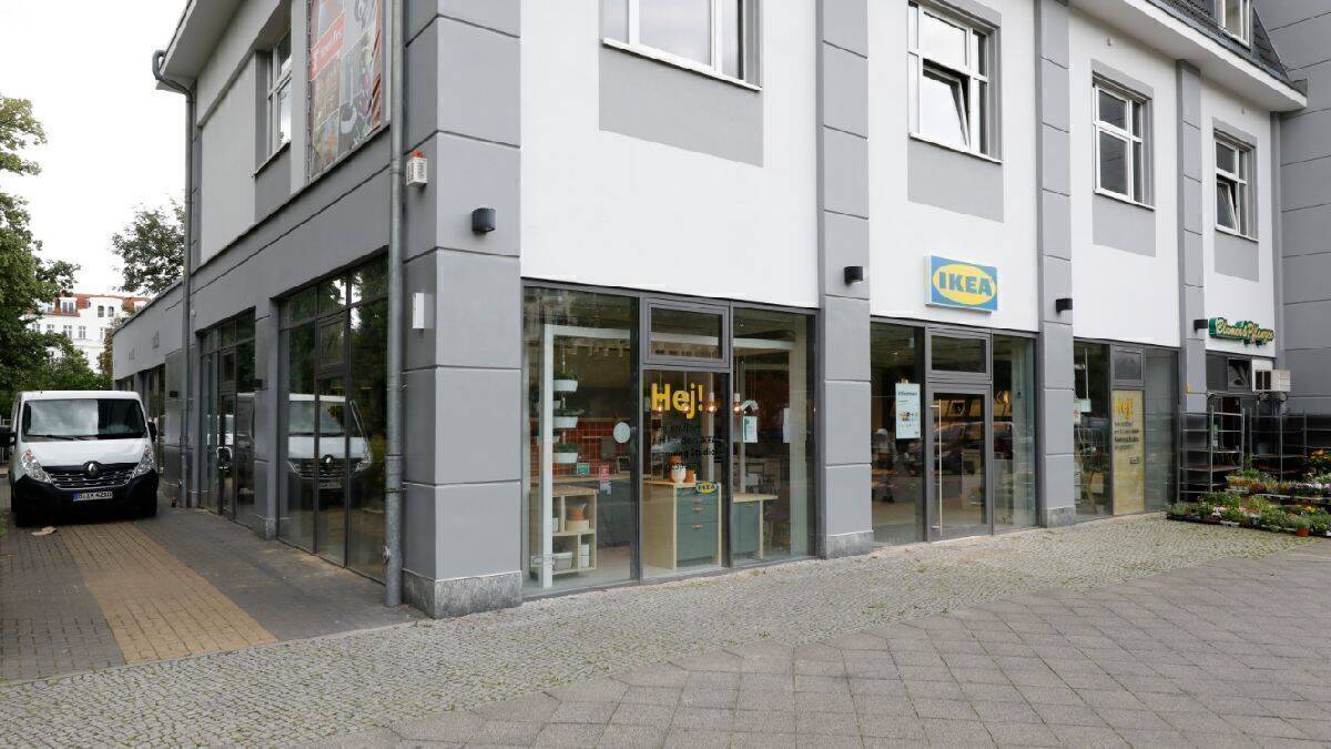 Deutschlands kleinster Ikea in Berlin-Pankow.