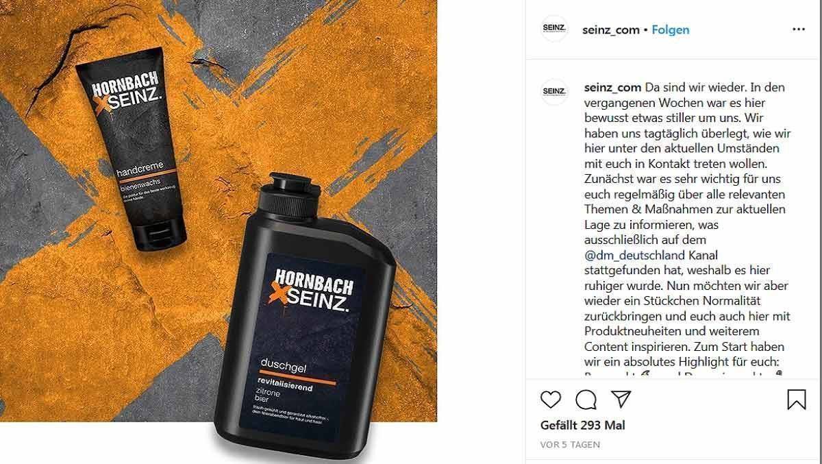Die Produktreihe im schwarz-orangen Baumarktdesign setzt auf naturnahe Inhaltsstoffe.