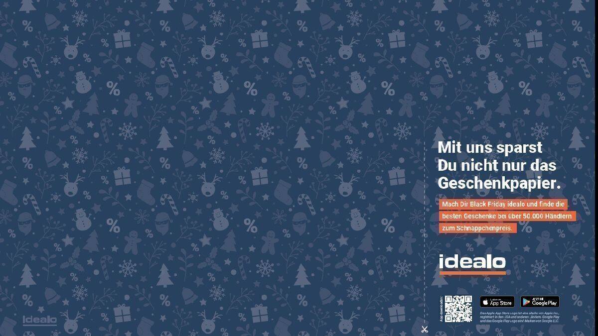 Am Wochenende in der Bild-Zeitung: Idealos Black-Friday-Aktion