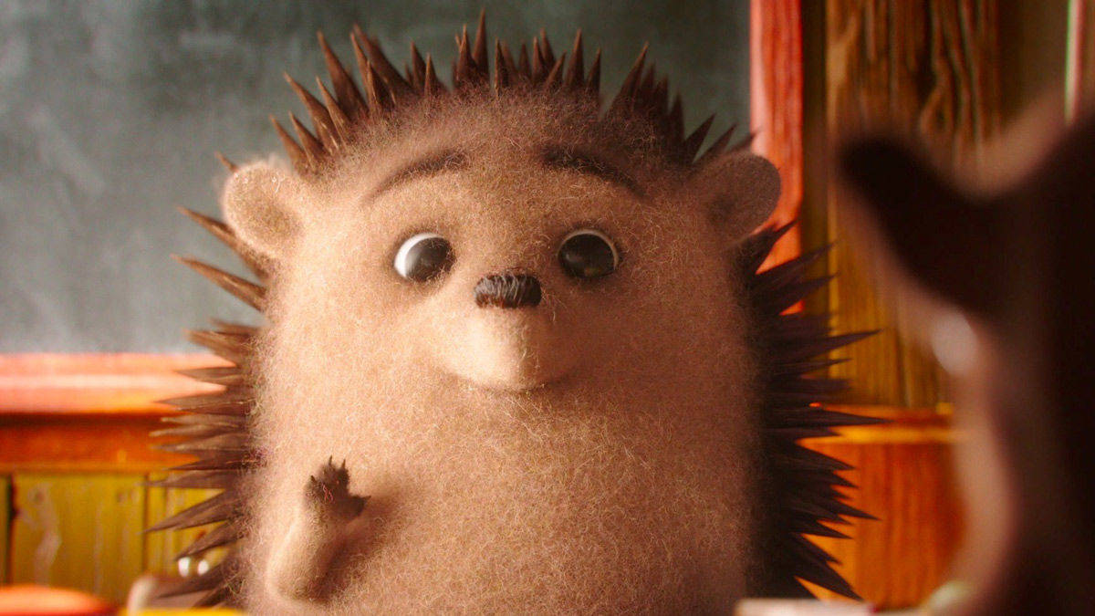 Der Igel und seine Freunde werden doch noch warm miteinander.