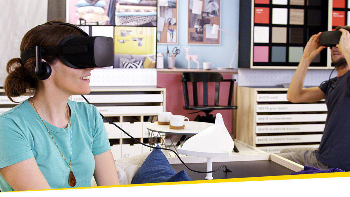 In der erster VR-Version von Ikea konnten Kunden sich hinsetzen, die neue Variante erlaubt ein Schlendern durch die Räume.