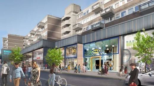 Pilotprojekt: So soll die neue Ikea-Filiale in London aussehen.
