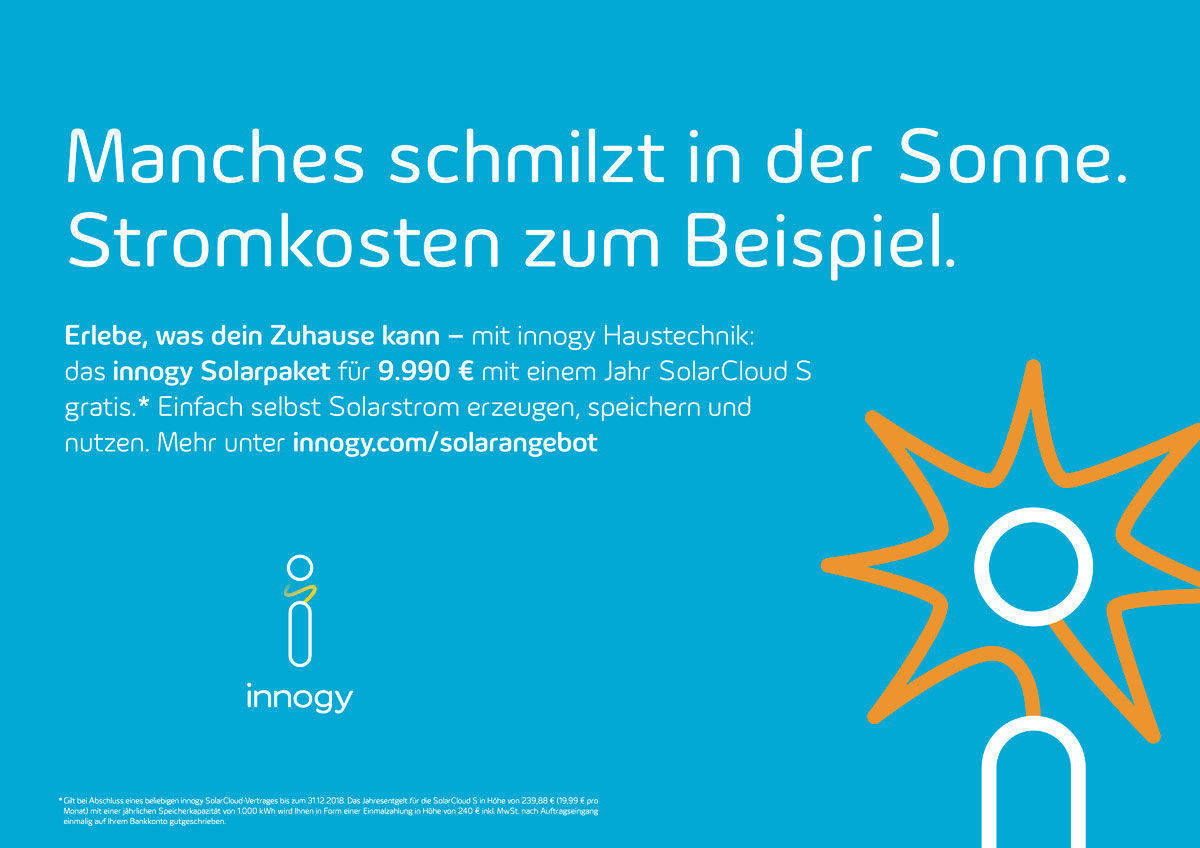 Motive der neuen Innogy-Kampagne.