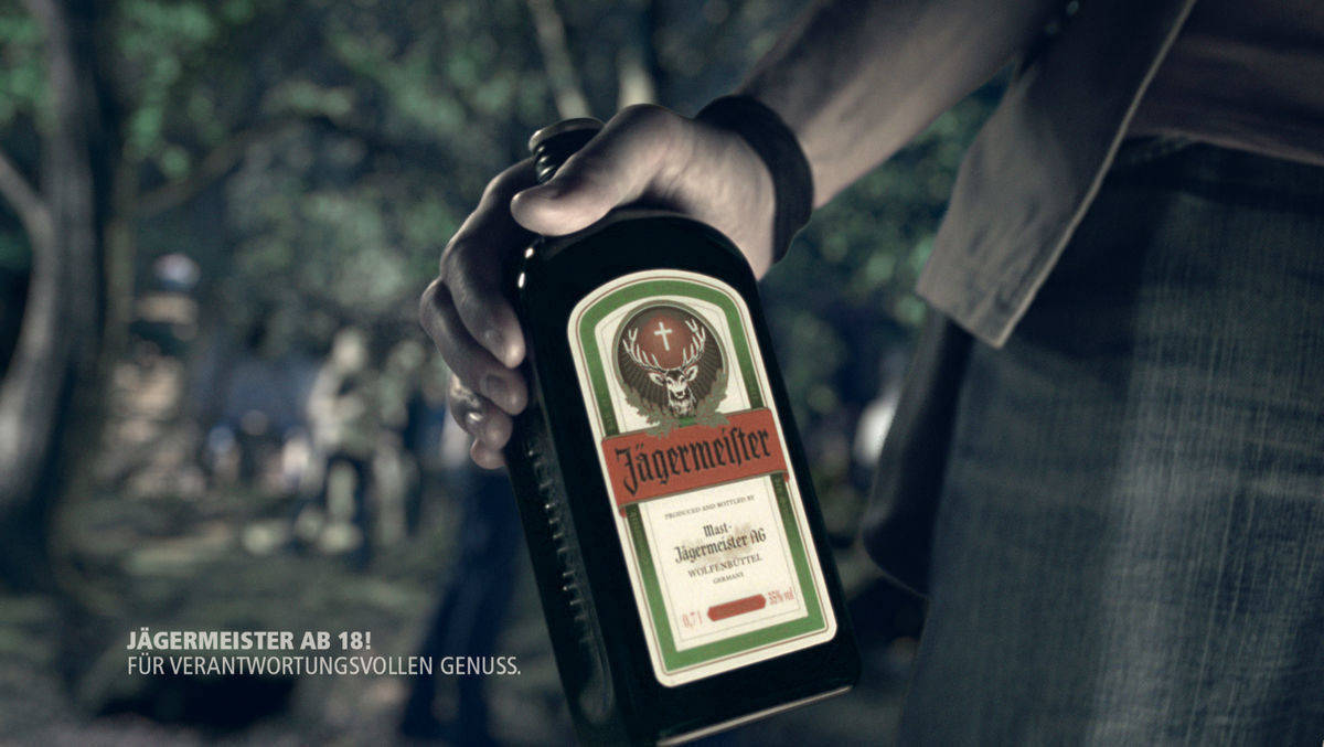 Jägermeister: Desinfektionsmittel statt Kräuterlikör. 