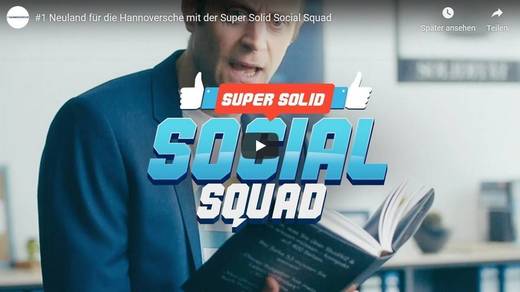 Mit einer unterhaltsamen Webserie zeigt die Hannoversche, dass sie doch Social Media kann.