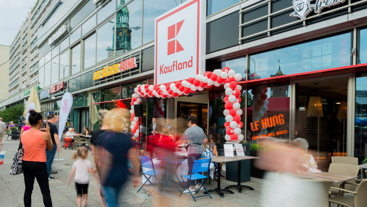 Die Filiale am Berliner Alexanderplatz hat Kaufland erst Anfang August eröffnet.