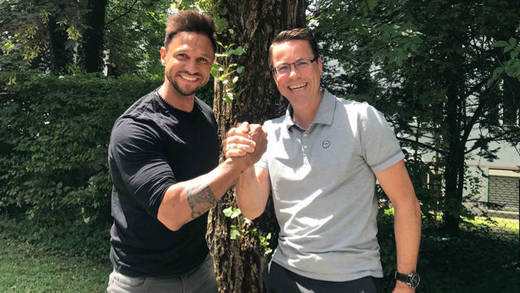 Odlo Deutschland Geschäftsführer Pascal Schweizer (r.) und Daniel Aminati.