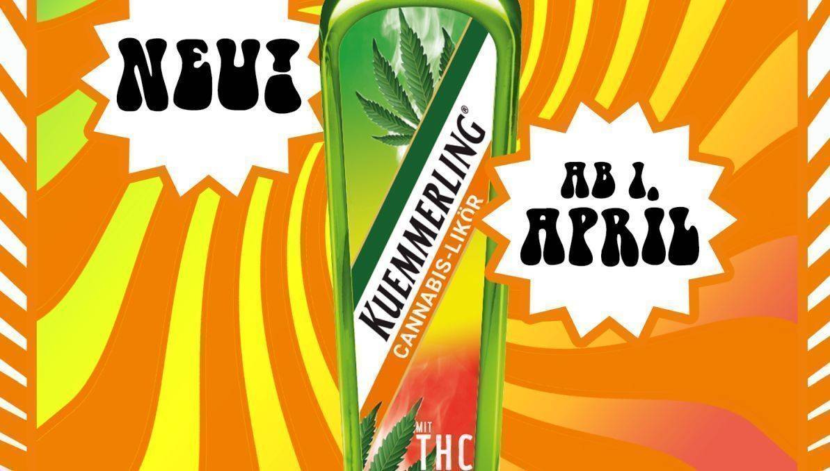 Den Kuemmerling Cannabis-Likör gibt es nicht im Handel.