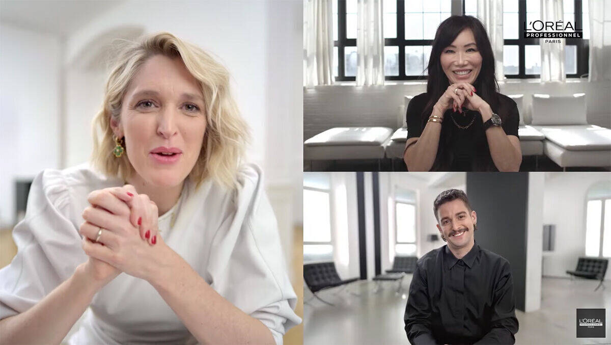 Drei Beauty-Profis beleuchten für L'Oréal das Thema Haare in allen Facetten