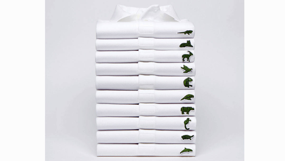 Mit der Limited-Edition-Kollektion engagiert sich Lacoste für den Erhalt bedrohter Tierarten.