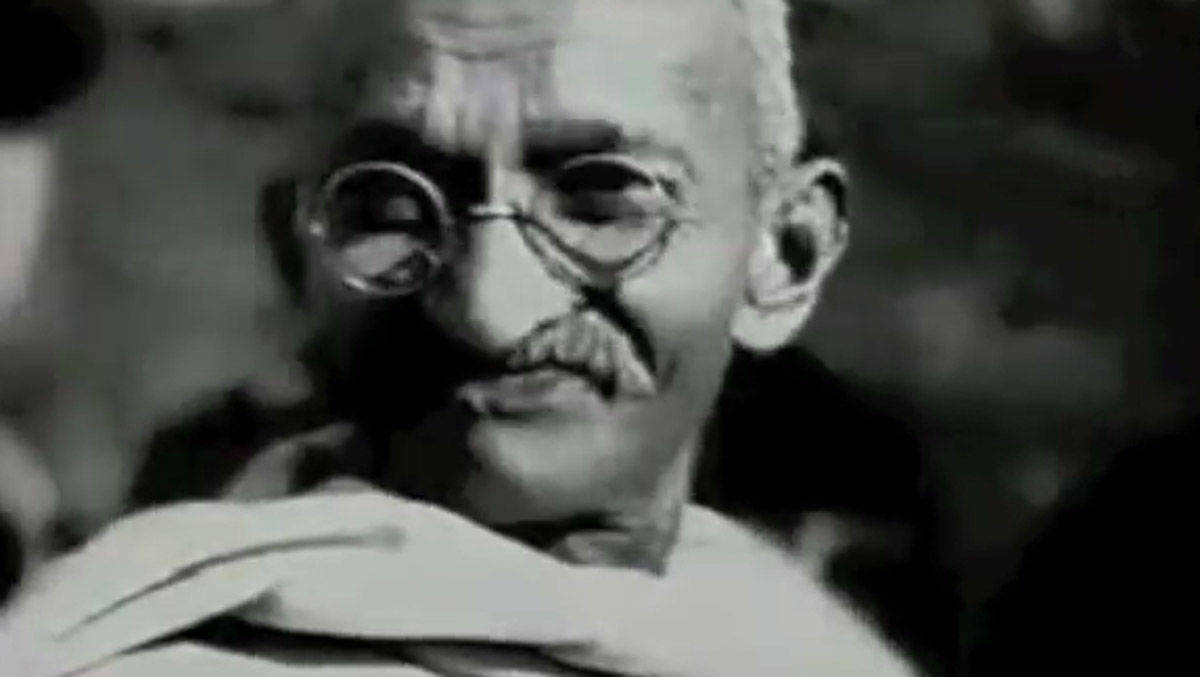 Auch Mahatma Gandhi war Teil der "Think Different" Kampagne von Apple