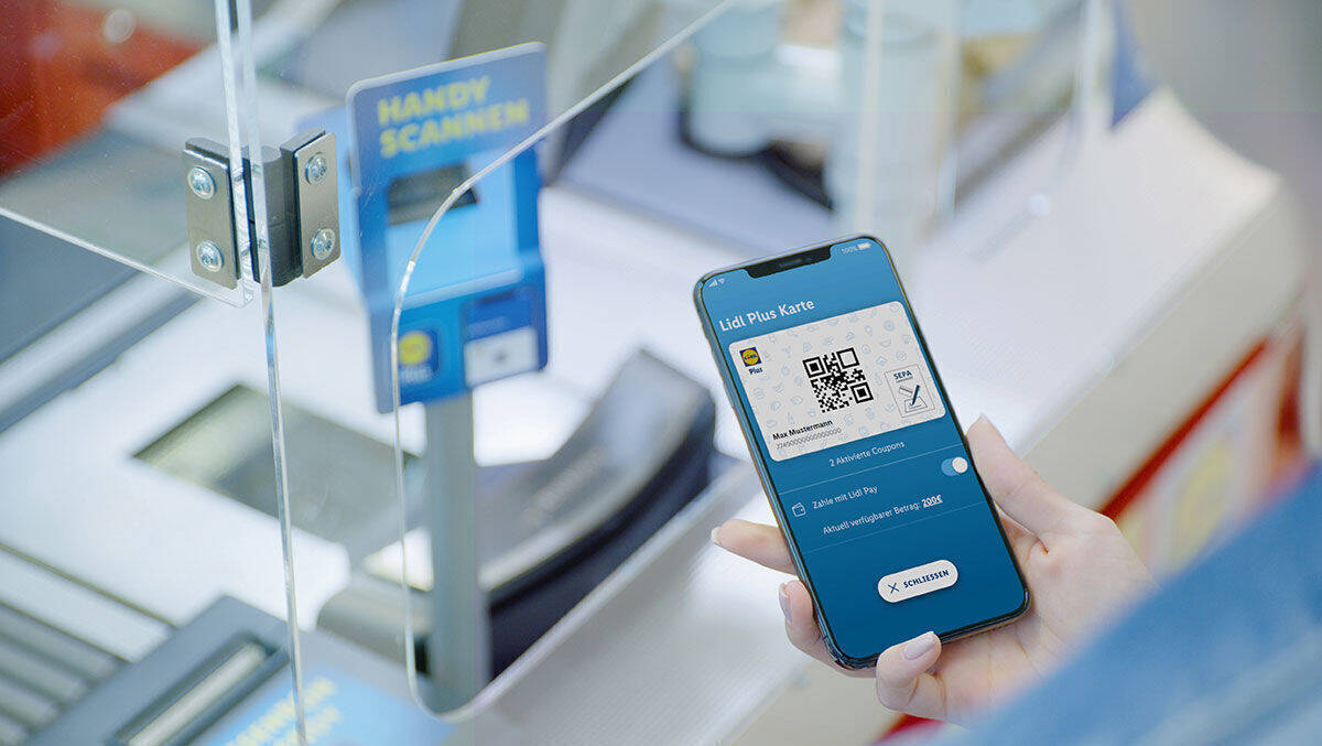 Lidl Pay in Aktion.
