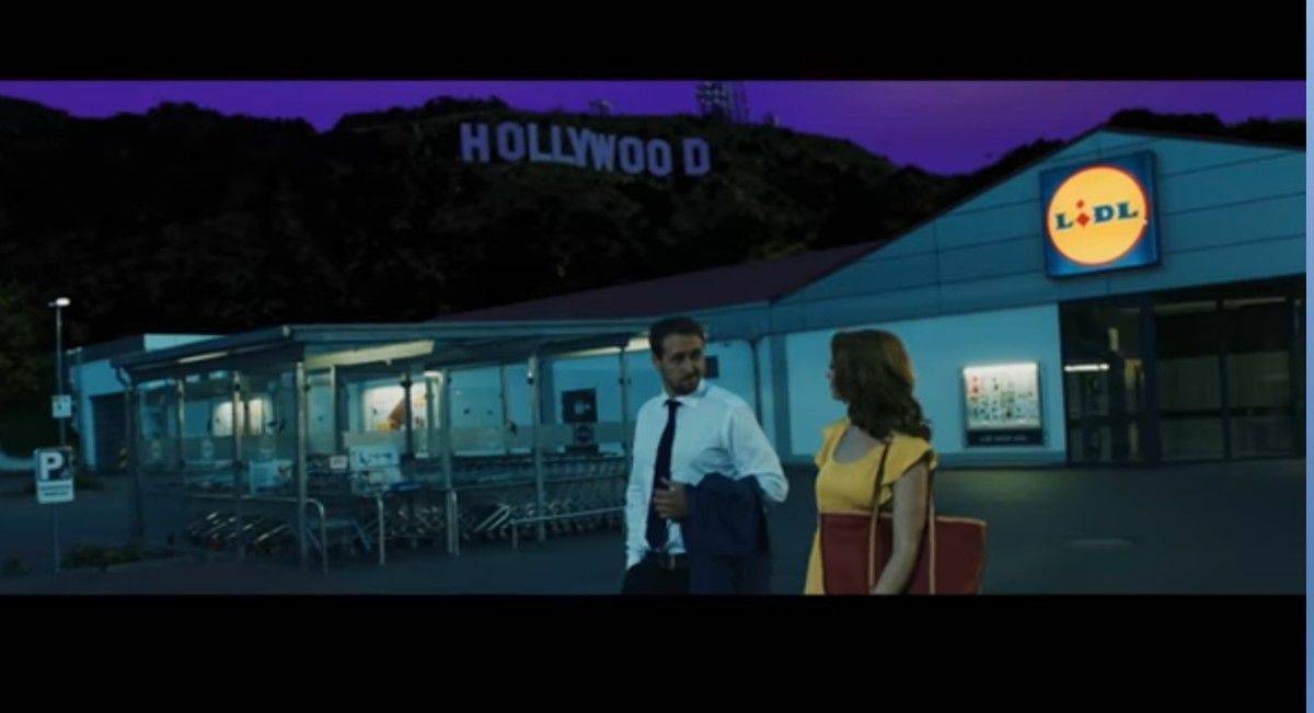 Parodie: Aus La La Land wird Lidl Land.