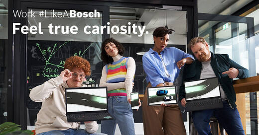 So cool wirbt Bosch um junge Talente. Natürlich wie unter dem Hashtag #LikeABosch gewohnt immer mit dem gewissen Augenzwinkern.