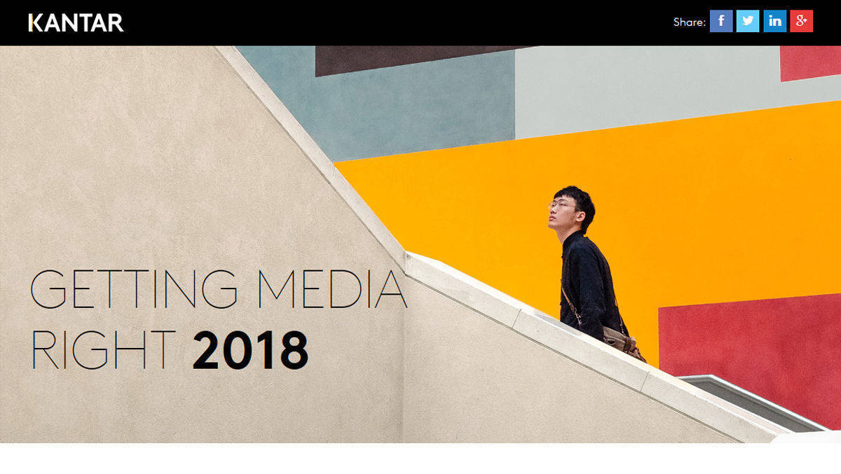 "Getting Media Right": Kantar Millward Brown bringt die Studie jährlich heraus.