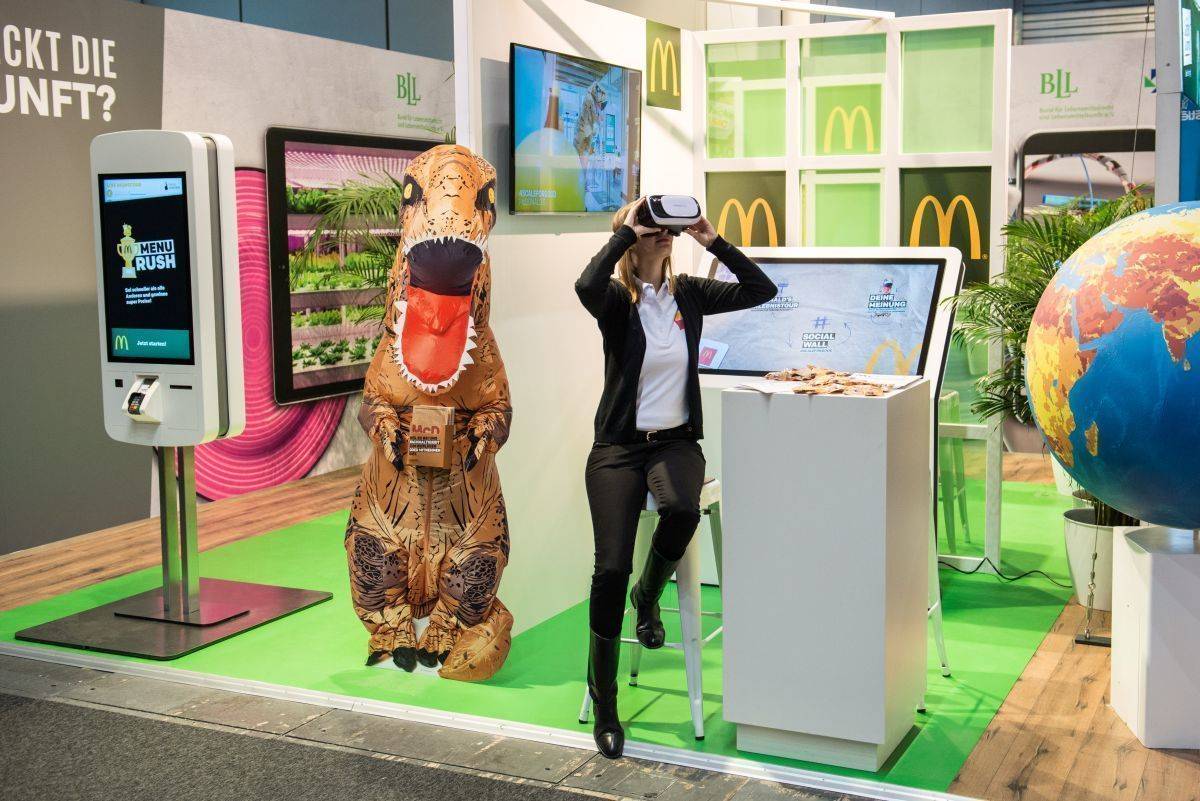 Die Digitalisierung erfasst jeden Touchpoint. Sogar den McDonald's-Stand auf der Grünen Woche