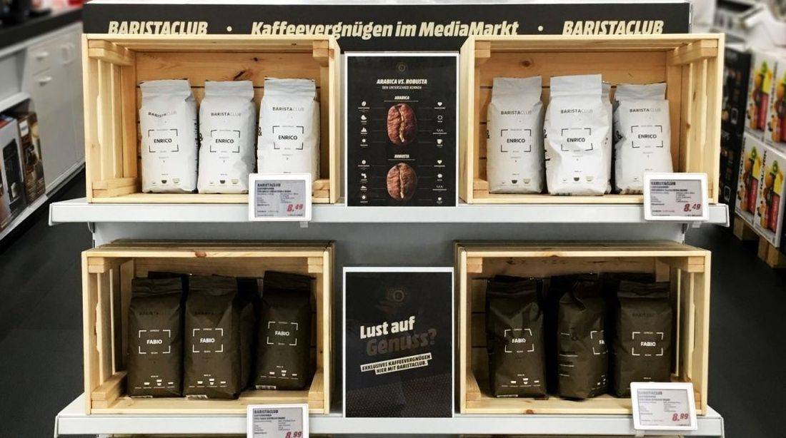 Mit dem Baristaclub präsentieren Media Markt und Saturn eine eigene Kaffeewelt.