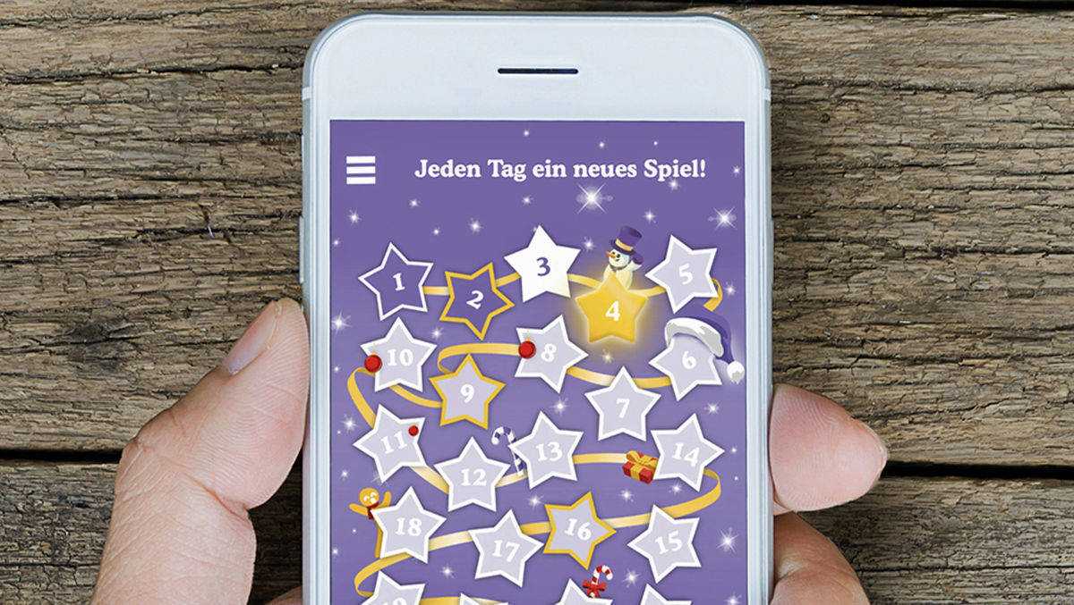 So sieht die App von Milka aus.