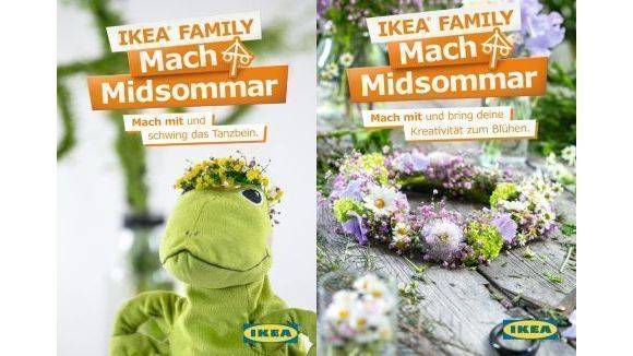 Postkarten-Motive fürs Mittsommer-Fest.