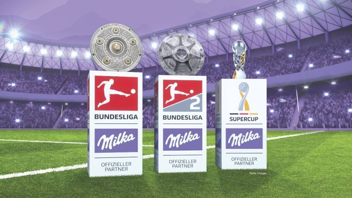 Milka wird neuer Partner der Deutschen Fußball-Liga.