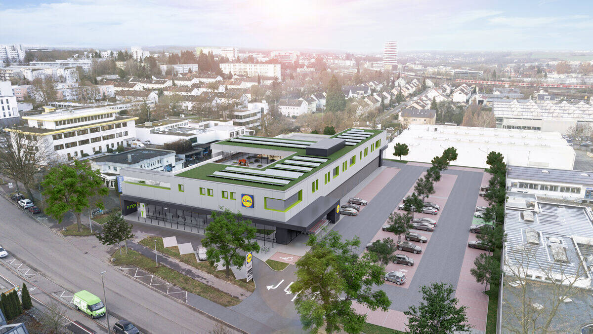 Lidl präsentiert eine kundenfreundliche und nachhaltige Filiale.