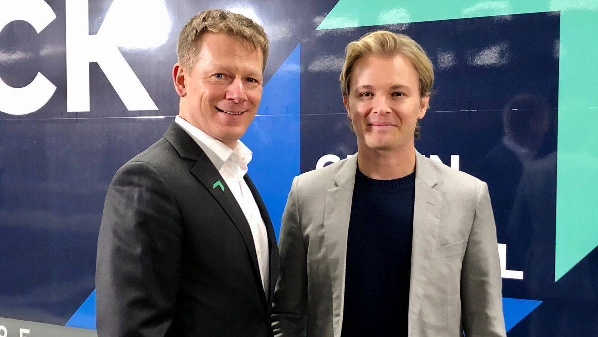 Nico Rosberg und der DB-Vorstandvorsitzende Richard Lutz arbeiten beim Greentech Festival nun noch enger zusammen. 