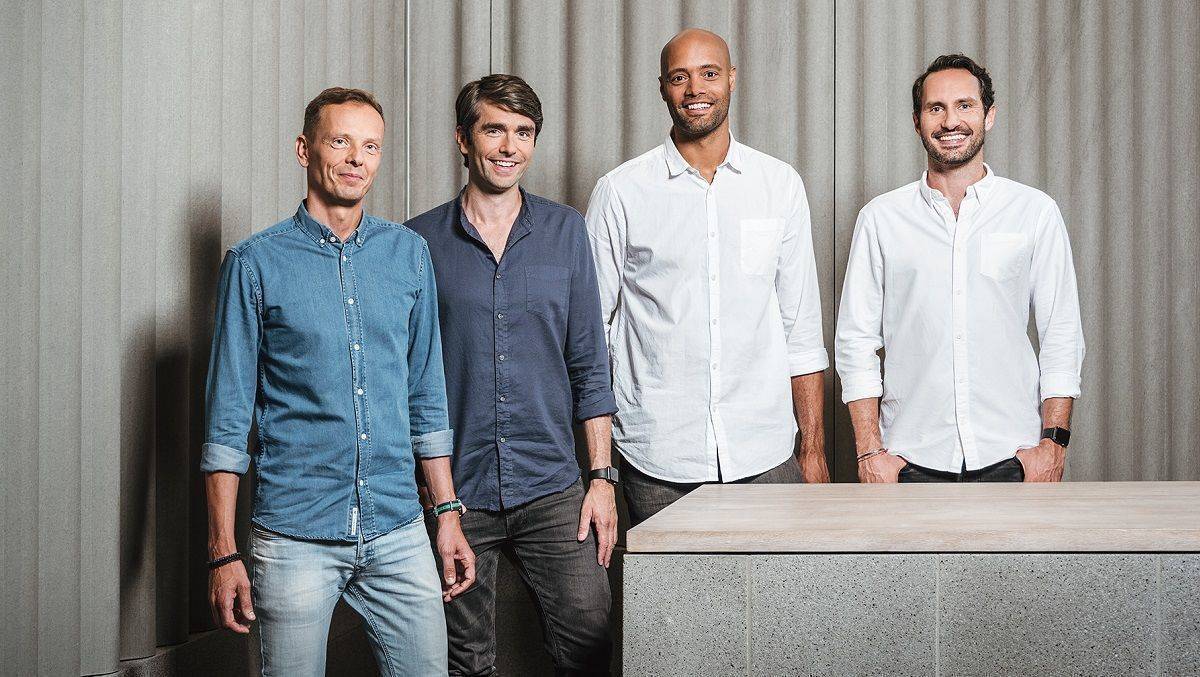Von links: Serge Brabander, Benjamin Roth, Camille Richardson, Moritz Kreppel. 