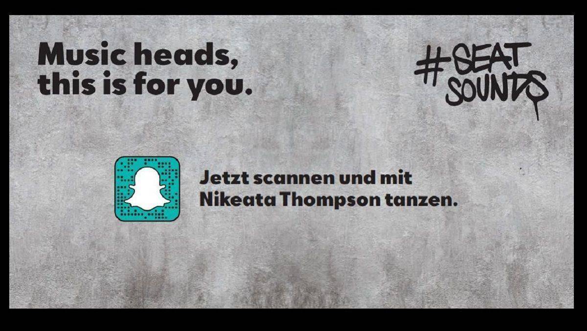 Wer nicht auf den Festival ist, kann über Snapchat mittanzen. 