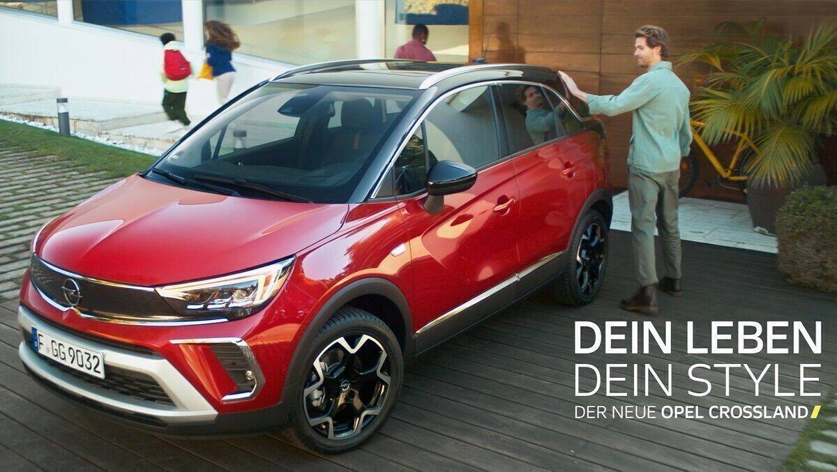 Opel wirbt für sein neues SUV-Modell Crossland mit einer internationalen Kampagne. 