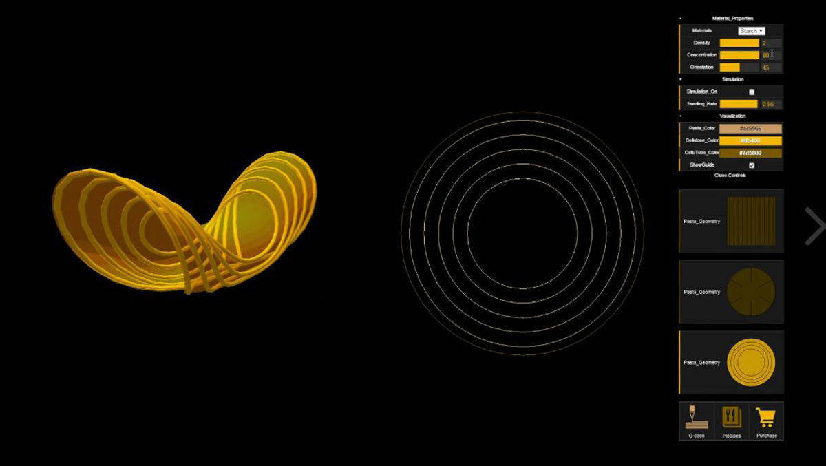 Wie sich die Pasta rollt, haben die MIT-Forscher am Computer berechnet.