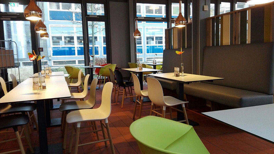 Blick in das Otto-Bistro auf dem neu eröffneten "Boulevard".