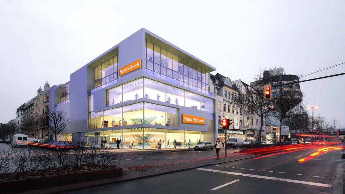 Neuer Eigentümer: Filiale von Sport Scheck in Berlin.