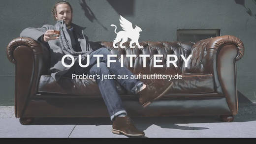 Outfittery stellt das Produkt stärker in den Vordergrund.
